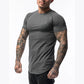 Gym Clothing Sports T Shirt Men Cotton Breathable Fitness Mens Short Sleeve T-shirt Running Tshirt Summer Tight Tee Shirt homme