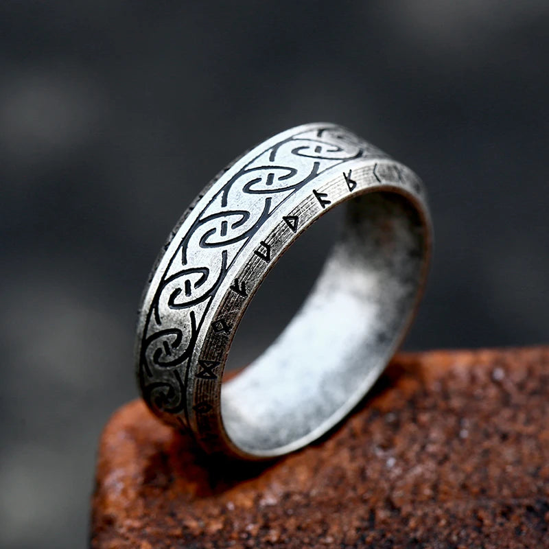 Beier 316L Stainless Steel Fashion Style MEN Women Fashion Odin Norse Viking Totem Amulet Rune Words Rings Jewelry LR-R143