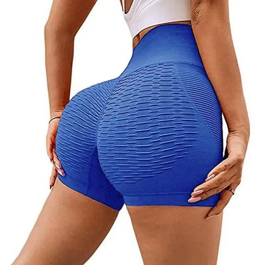 Women Sport Shorts High Waist Elastic Tight Workout Booty Short Tummy Control Sexy Yoga Seamless Fitness Hip Lifting Sportswear