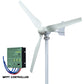 15kwh/day EU D-free Delivery Of 4000W 48V Horizontal Household 220V Wind Farm With Solar Cell System