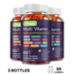 Multivitamin Gummies - with Vitamins and Minerals - Enhances Energy Levels, Immune Support, Antioxidant