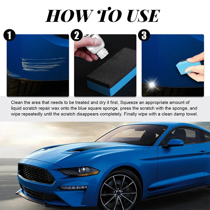 Car Paint Scratch Repair Wax Polishing Kit Scratch Repair Agent Scratch Remover Paint Care Auto Styling Car Polish Cleaning Tool