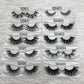 Wholesale 10/20/30/40/50/100 pairs/lot  5D Mink Lashes Handmade Dramatic Lashes 40 styles 3D mink lashes