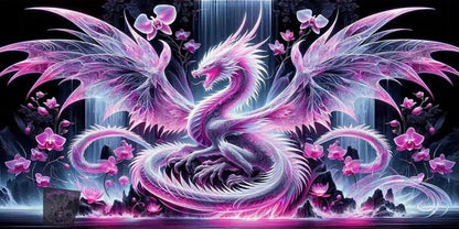 Woman and Dragon Large Size Diy Diamonds Painting Wild Animals Elephant Full Drill Mosaic Embroidery Elf Pictures 200x100cm