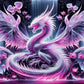 Woman and Dragon Large Size Diy Diamonds Painting Wild Animals Elephant Full Drill Mosaic Embroidery Elf Pictures 200x100cm