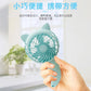 Cute Cat Fan Cartoon Handheld Fan Hand Pressed Manual Mini Portable Small Hand Cooling Summer Fan for Kids Adult Camping Outdoor