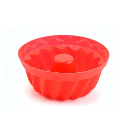 12PCS Silicone Mafen Cup Cake Mold Making Cake Pudding Jelly Mold DIY Baking Tool