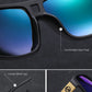 HOT WAVE Blue Mirror Sunglasses Men Polarized UV Ray Lense Eyewear Vintage Fashion Square Men's Sun Glasses HW08