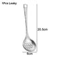 1/2Pcs New Leaky Long Handle Spoon Stainless Steel 20cm Soup Scoop Cooking Gadget for Hot Pot Restaurant Eating
