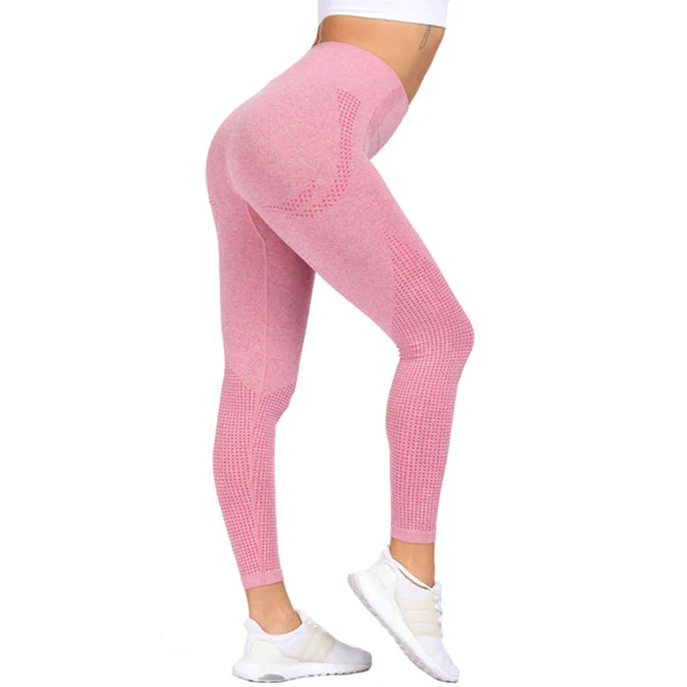 High Waist Leggings Push Up Leggins Sport Women Fitness Running Yoga Pants Energy Elastic Trousers Gym Girl Tights