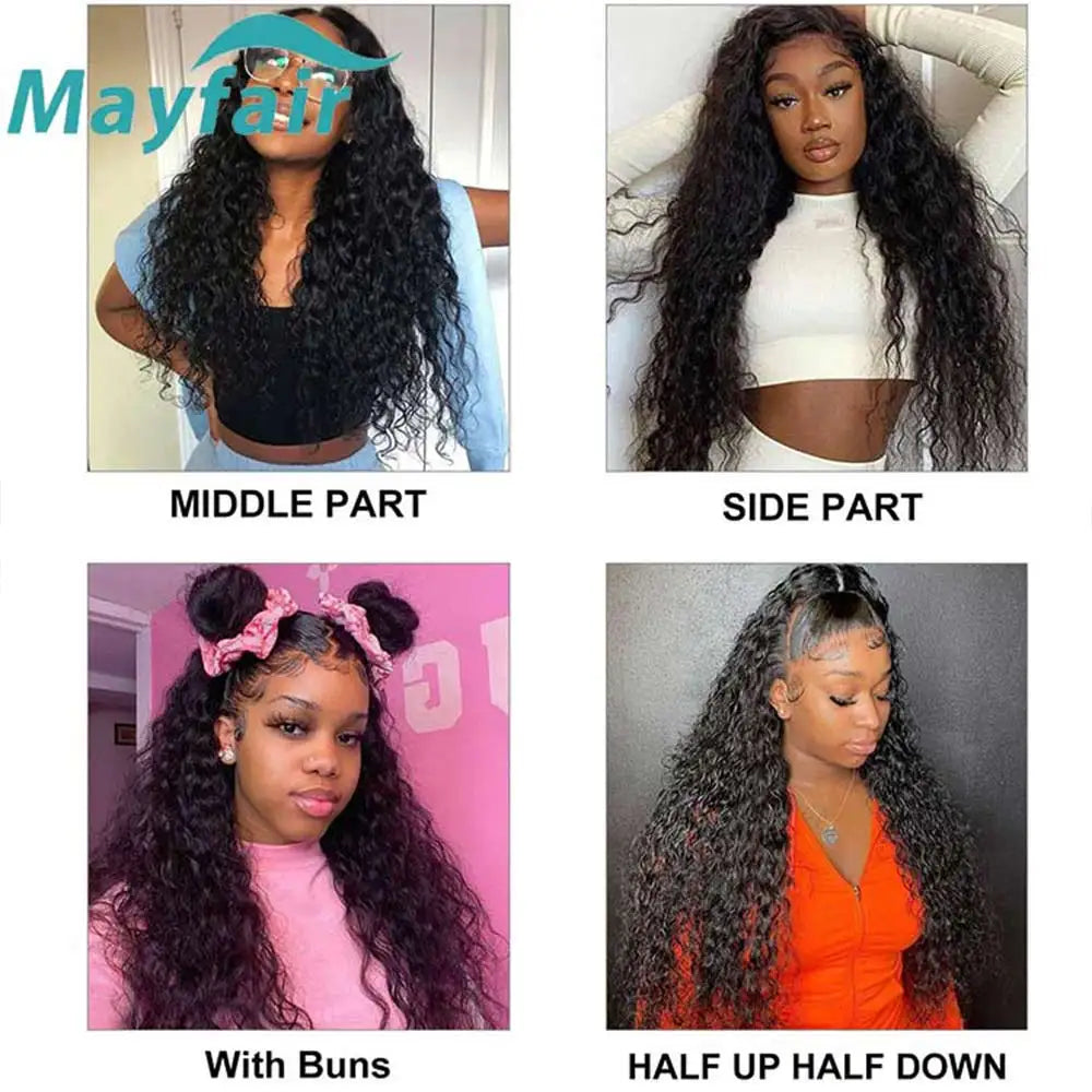 100% Unprocessed Malaysian Remy Human Hair Weave Extensions Wet and Wavy Hair Bundles cheveux humain 12A Water Wave Bundle Deals