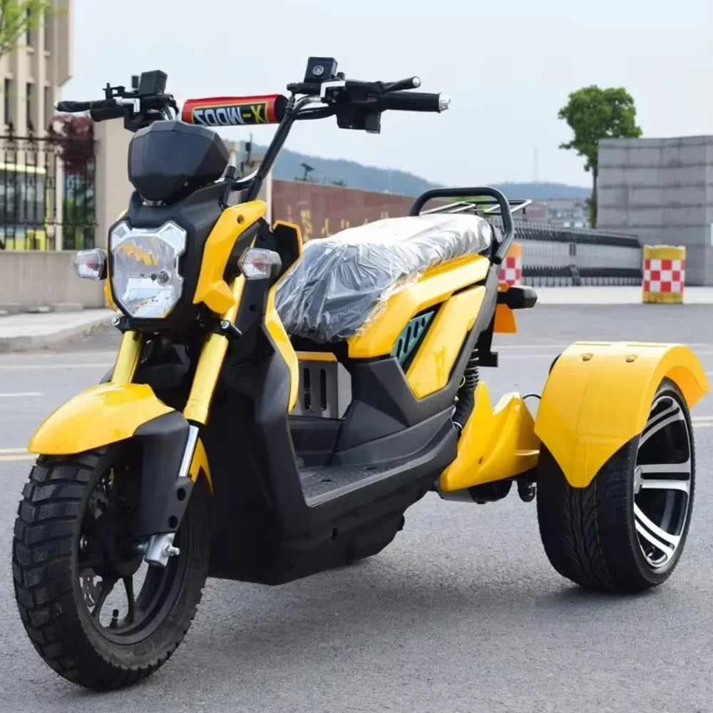 1000W Fashionable Removable Battery High Quality Powerful Three-wheel 3-wheel Electric Tricycle Scooter Tricycle