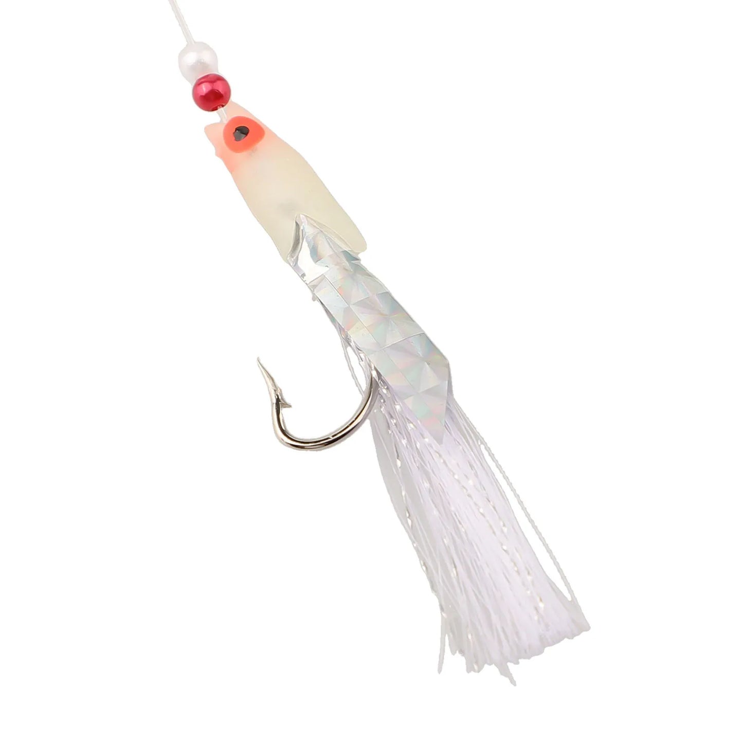 5pcs/Pack Sabiki Soft Fishing Lure Rigs Bait Jigs Lure Feather Lure Herring Bait Tackle Tool For Mackerel Fishing Accessories