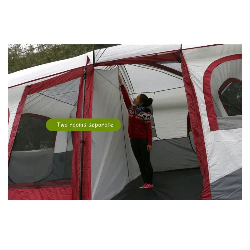 Large Tents for Camping Homful Camps Outdoor Ultralight House 8 People Waterproof Tarp Tourism Beach Shelter Multi Room Tent