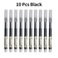 10Pcs/set High Quality Needle Type Gel Pens Straight Liquid Ballpoint Pen Kawaii Stationery School Office Supplies Writing
