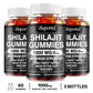 Shilajit Gummies - Energy Level, Memory and Focus Support Relieve Stress Overall Health