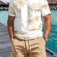 2 Piece Summer Casual Everyday Men's Short Sleeve Shorts Set Hawaiian Print Men's T-shirt Outdoor Sports Men's Beach Shorts