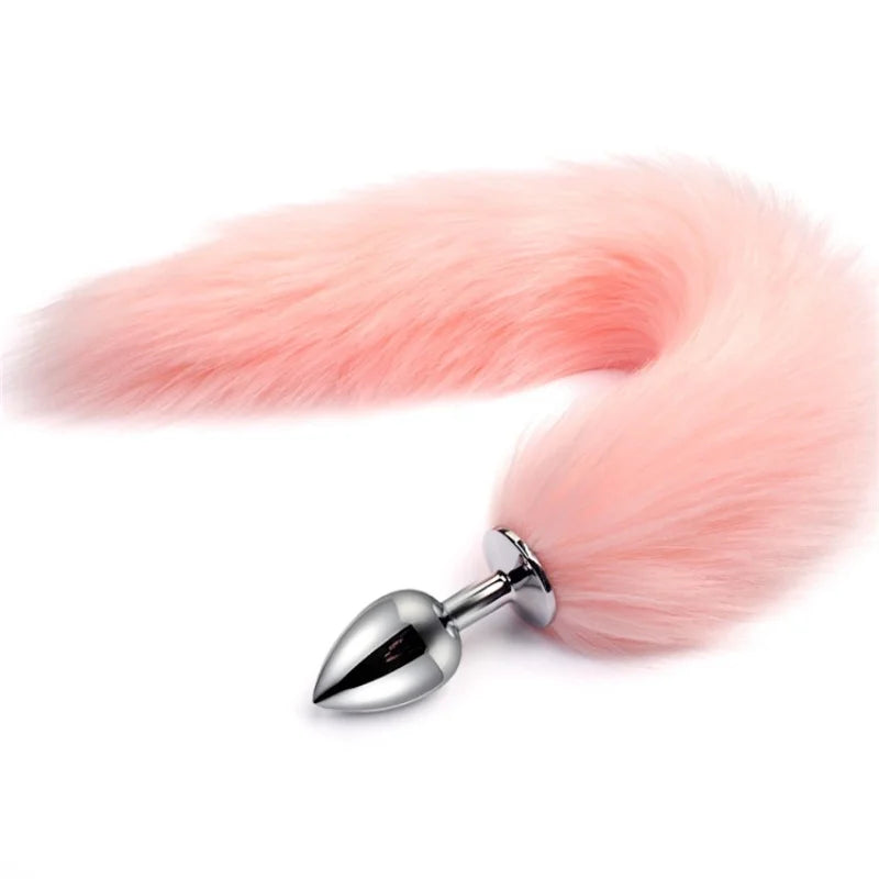 5 Sizes Metal Butt Plug Fetish Fox Tail Intimate Toys Bdsm Anal Extender Dilator Sex Shop Products Erotic Games Goods For Adults