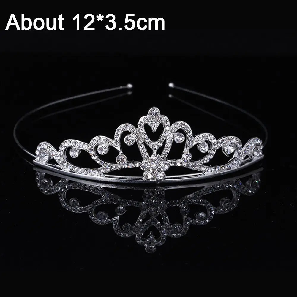 Crystal Wedding Tiaras Bridal Tiara Crown Headbands Women Girl Headpiece Prom Hair Ornaments Wedding Head Jewelry Accessories