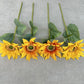 Artificial Flowers Sunflower For Wedding House Garden Decorative Fake Flower Home Desk Mariage Decoration Accessoires Fleurs