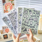 Cartoon Graffiti B5 Loose-leaf Book Ins Style Notebook Cute A5 Hand Ledger Cores Reusable Notepad Horizontal Line Notebook