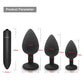 S/M/L Anal Plug Butt Vibrator Women/Men Soft Silicone Round Shaped Erotic Bullet Anal plug Bullet Gay Sex Toys for Adults