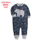 Baby Pajamas Zipper Fleece Newborn Girls Romper Warm Winter Underwear One Piece Overalls Boys Outfits Truck Infants Clothes