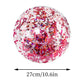 16 Inch Sequins Beach Ball Halloween Jumbo Pool Toys Balls Glitters Inflatable Clear Beach Ball Swimming Pool Water Beach Toys