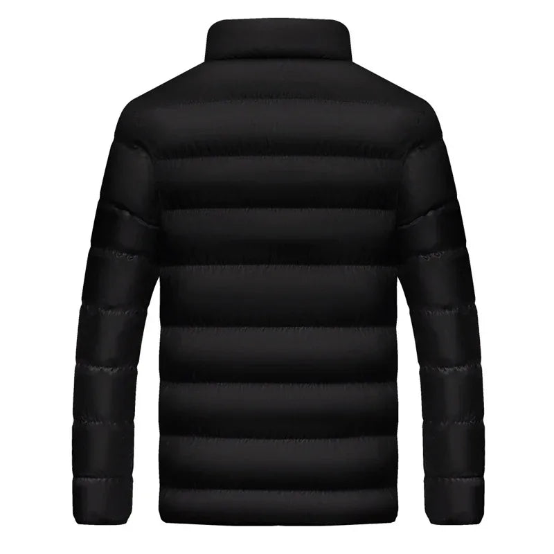 Autumn Winter Cold Jacket For Mens Thermal Coat Light Down Jackets Outwear Man Fashion Casual Windbreaker Male Clothes