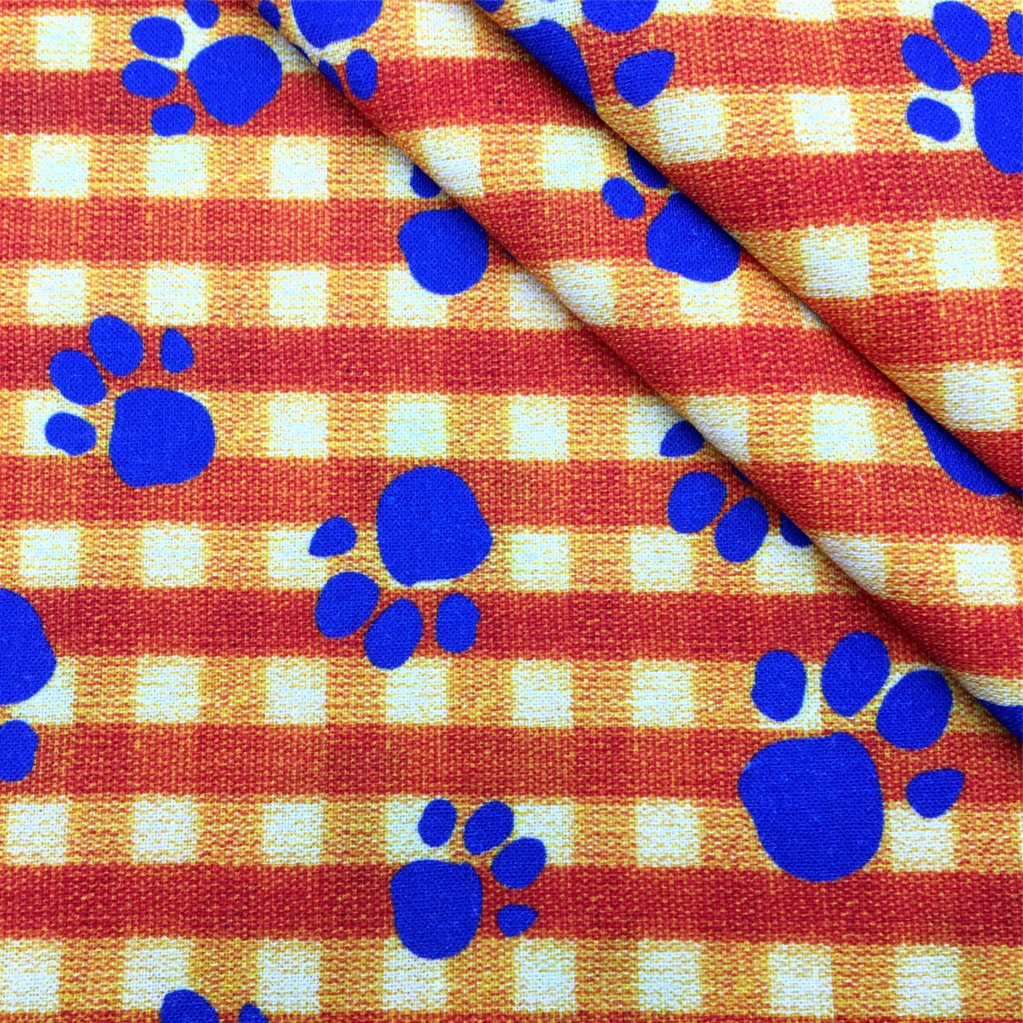 50*145cm Footprint Dog Paw Polyester 100% Cotton Fabric for Tissue Sewing Quilting Fabric Needlework Material DIY Handmade Craft