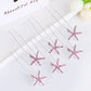 EASYA 6pcs/Set Crystal Starfish Hairpins Hair Ornaments New Fashion Wedding Bridal Bridesmaid Hair Clips Hairwear Accessories