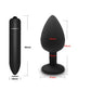 S/M/L Anal Plug Butt Vibrator Women/Men Soft Silicone Round Shaped Erotic Bullet Anal plug Bullet Gay Sex Toys for Adults