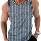 Retro Geometric Graphic Tank Tops For Men Casual Summer Sleeveless 3D Printed Vest Loose Quick Dry Breathable Tees Pullovers