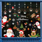 2022 Navidad Decor 1set Christmas Window Sticker Pattern Xmas Noel Gifts Christmas Decorations for Home Ornaments New Year 2023