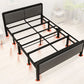 Adults Cheap Metal Bed Nordic Space Saving Children Loft Garden Bed Frame Day Living Room Cama Plegable Furnitures For Bedroom