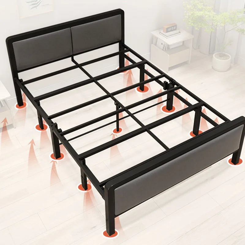 Adults Cheap Metal Bed Nordic Space Saving Children Loft Garden Bed Frame Day Living Room Cama Plegable Furnitures For Bedroom