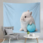 Happy Easter Egg Tapestries Aesthetic Dormitory Wall Hanging Cloth Home Decoration House Bedroom Living Room Background Cloth