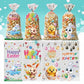 50pcs Cute Rabbit Ear Candy Bags Easter Party Gift Cookie Chocolate Packaging Bag 2025 Happy Easter Party Decoration Supplies