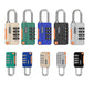 Concept Color Matching Multipurpose Password Lock 3-digit Combination Lock  For Travel Luggage Suitcase Anti-Theft Code Padlock