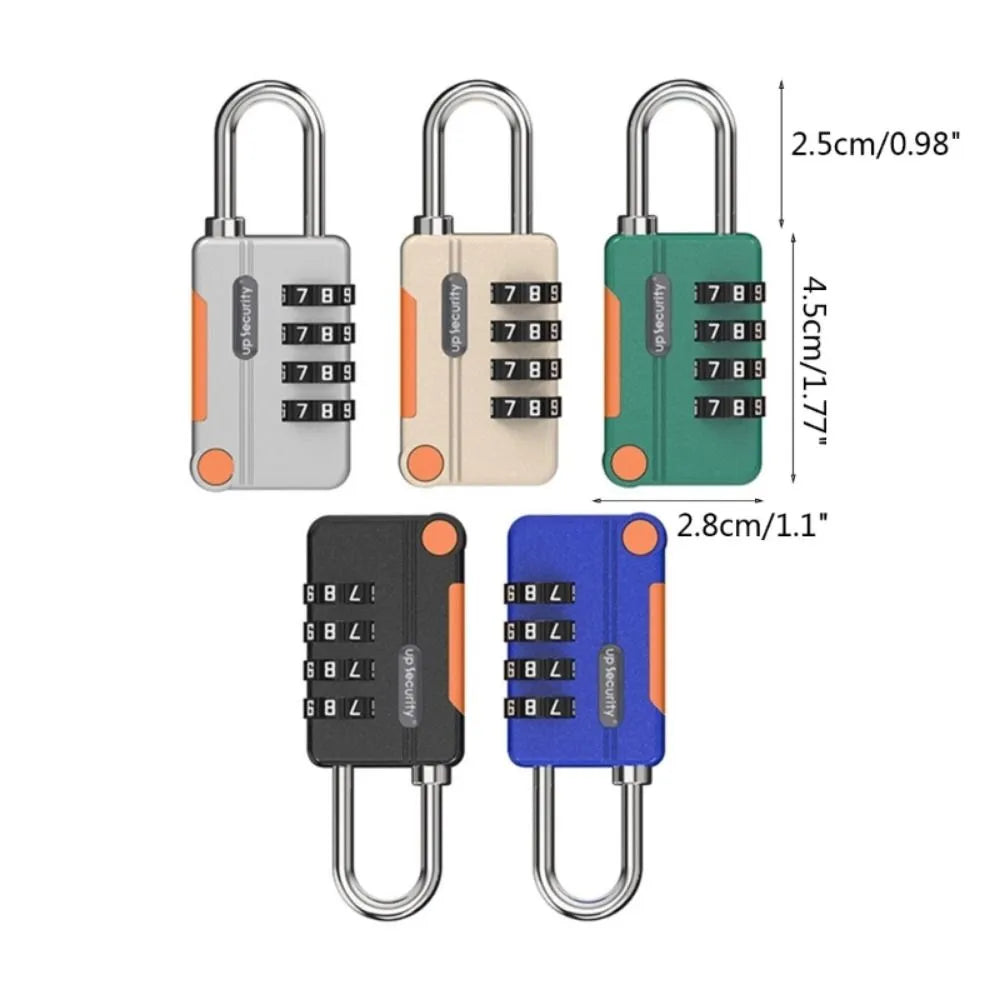 Concept Color Matching Multipurpose Password Lock 3-digit Combination Lock  For Travel Luggage Suitcase Anti-Theft Code Padlock