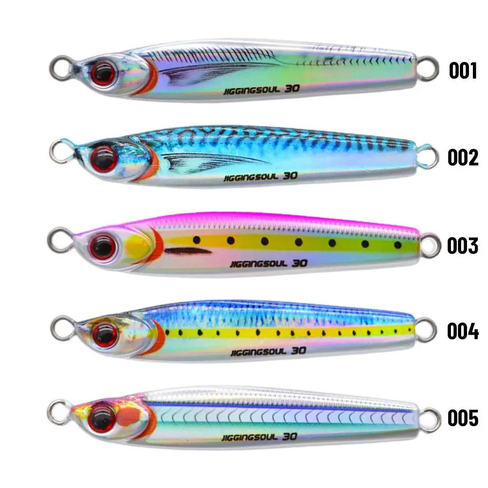 Sinking Spinning Baits Minnow 10g 15g Spanish mackerel Lead Casting Jig Bait Metal Fishing Lure