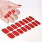 14pc Transparent Semi Cured Gel Nail Strips Nail Strengthening Gel Slider Long-Lasting Clear Crystal Gel Waterproof UV Stickers