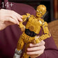 1140pcs MOC 75398 Space Wars C-3PO Droid Figure Action Model Building Blocks Home Decor Assembly Educational Toys Gift for Kids