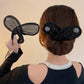 Women's Net Yarn Bow Rabbit Ear Headband Roller Magic Twisted Hairstyle Band 2023 New Fashion Hair Accessories