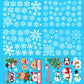 2022 Navidad Decor 1set Christmas Window Sticker Pattern Xmas Noel Gifts Christmas Decorations for Home Ornaments New Year 2023