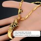 Dropshipping Stainless Steel Dragon Head Pendant Necklace Wolf Tooth Amulets And Talismans Cool Necklace For Women And Men