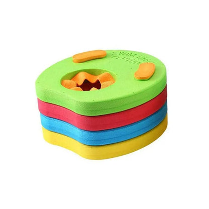 ZK40 4 Pcs Kids Arm Float Discs EVA Swim Float Colorful Discs Armbands Floating Sleeves Buoyancy Circles Rings