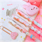 Aesthetic stationery items back to school peach cat Ballpoint pen gel pens Elegant pens Kawaii Stationery supplies cute pens