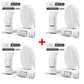 8mm No Tie Shoe Laces Press Lock Shoelaces Without Ties Elastic Laces Sneaker Kids Adult Widened Flat Shoelace for Shoes