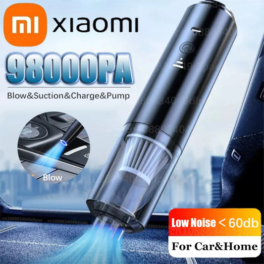 Xiaomi Straight Tube Vacuum Cleaner Wireless High Power Portable Vacuum Cleaner Blow Suction Charge Pump 4in1 Home Car Dual-use